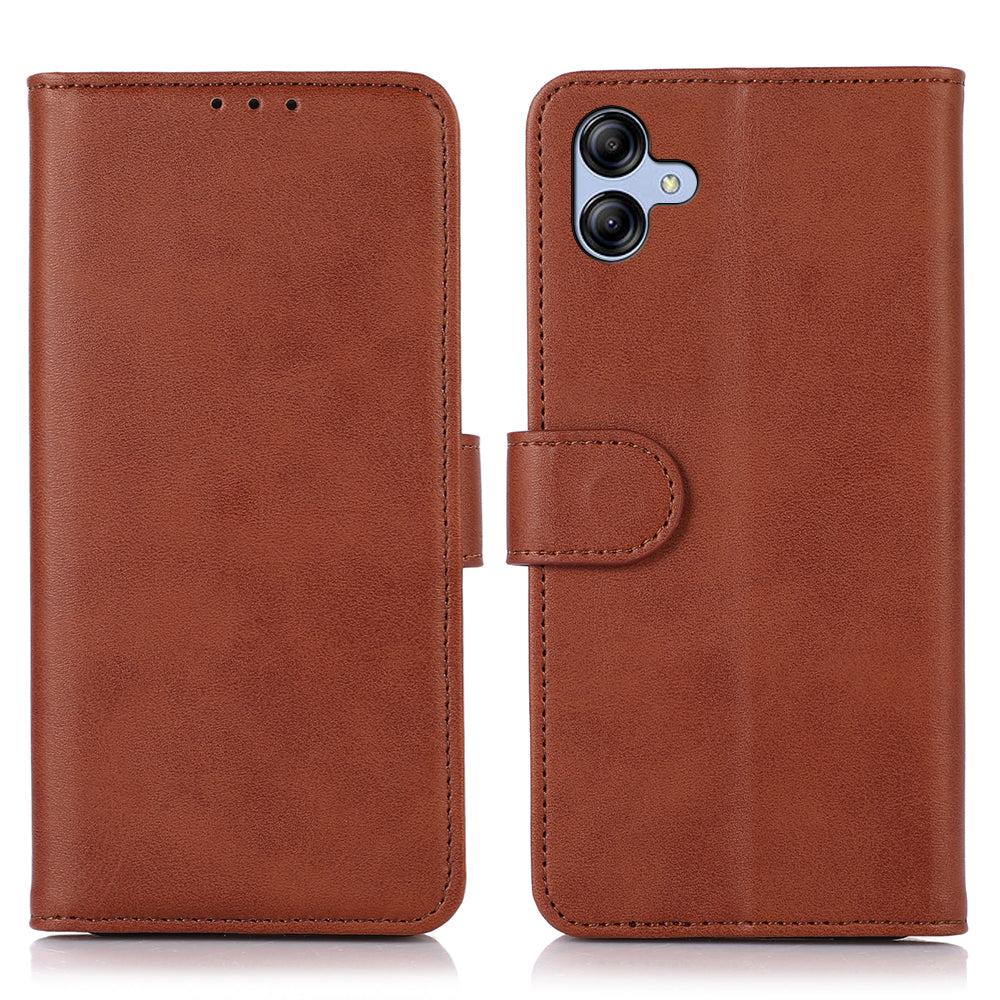 For Samsung Galaxy A05 4G Case Cowhide Texture Anti-Scratch Leather Phone Stand Cover Wallet For Samsung Galaxy A05 4G Case Cowhide Texture Anti-Scratch Leather Phone Stand Cover Wallet